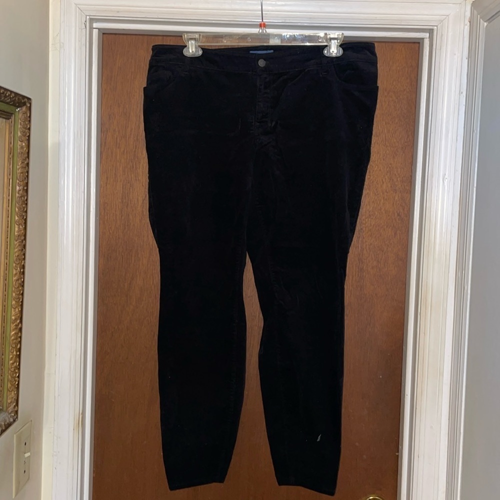 Old Navy corduroy black pants size 18​​